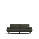 3-Sitzer-Sofa Karin in Dunkelgrün mit Beinen aus massivem Buchenholz 231 cm von Kave Home – Produktbild 1