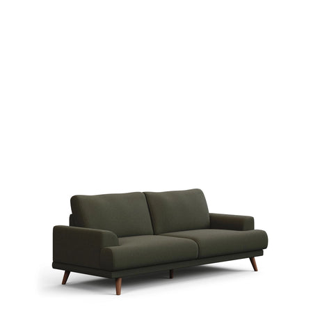 3-Sitzer-Sofa Karin in Dunkelgrün mit Beinen aus massivem Buchenholz 231 cm von Kave Home – Produktbild 4