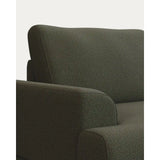 3-Sitzer-Sofa Karin in Dunkelgrün mit Beinen aus massivem Buchenholz 231 cm von Kave Home – Produktbild 7