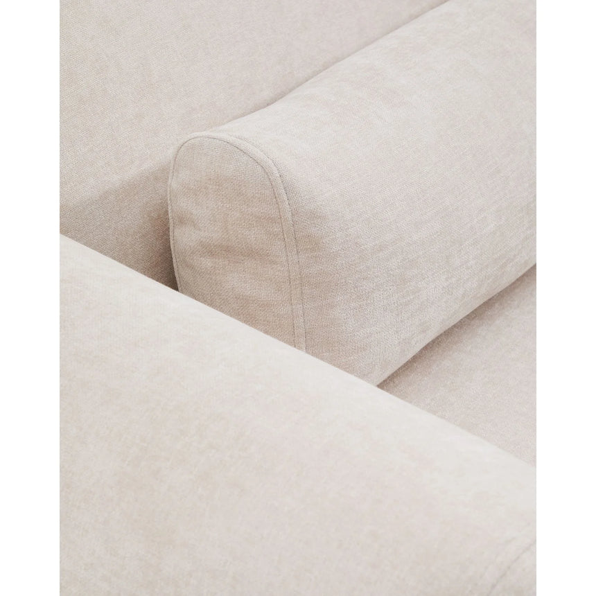 3-Sitzer-Sofa Lares mit elektrisch ausfahrbaren Sitzen und verstellbarer Kopfstütze in beiger Chenille, 240 cm von Kave Home – Produktbild 15
