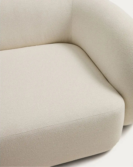 3-Sitzer-Sofa Martina aus Chenille in Ecru 246 cm FSC Mix Credit von Kave Home – Bild 7