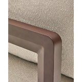 3-Sitzer-Sofa Nerano aus Aluminium in Braun, 208 cm von Kave Home – Bild 5