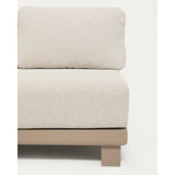 3-Sitzer-Sofa Nerano aus Aluminium in Taupe, 208 cm von Kave Home – Bild 5