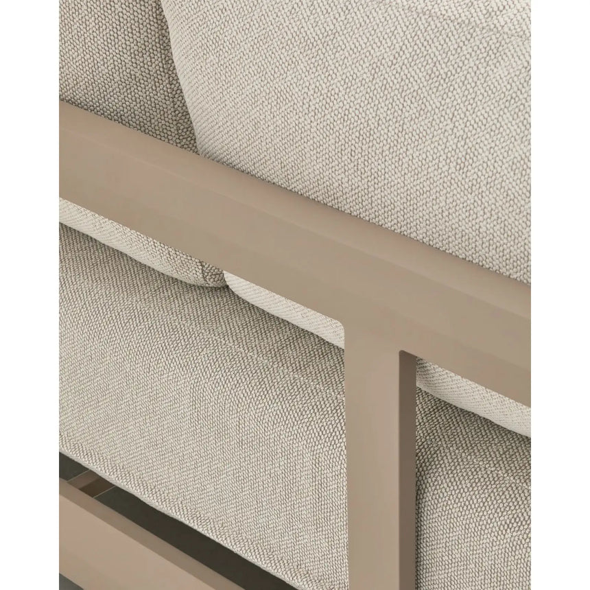 3-Sitzer-Sofa Nerano aus Aluminium in Taupe, 208 cm von Kave Home – Bild 9