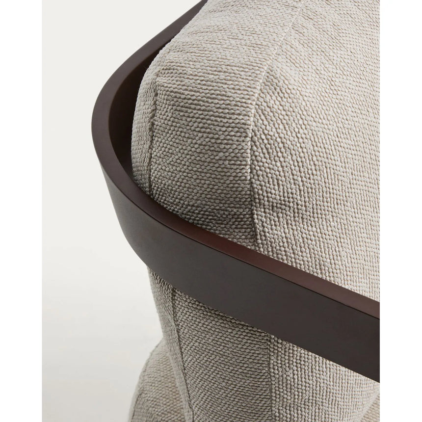 3-Sitzer Sofa Tamaris aus Aluminium in Braun, 217 cm von Kave Home – Bild 8