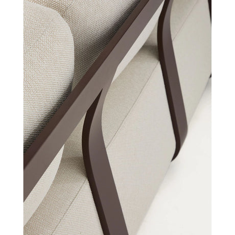 3-Sitzer Sofa Tamaris aus Aluminium in Braun, 217 cm von Kave Home – Bild 9