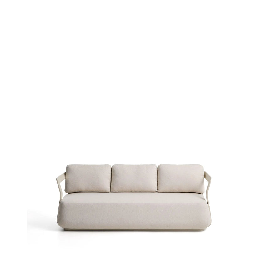 3-Sitzer Sofa Tamaris aus Aluminium in Taupe, 217 cm von Kave Home – Bild 1