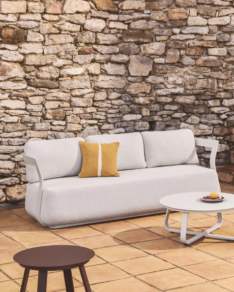 3-Sitzer Sofa Tamaris aus Aluminium in Taupe, 217 cm von Kave Home – Bild 2