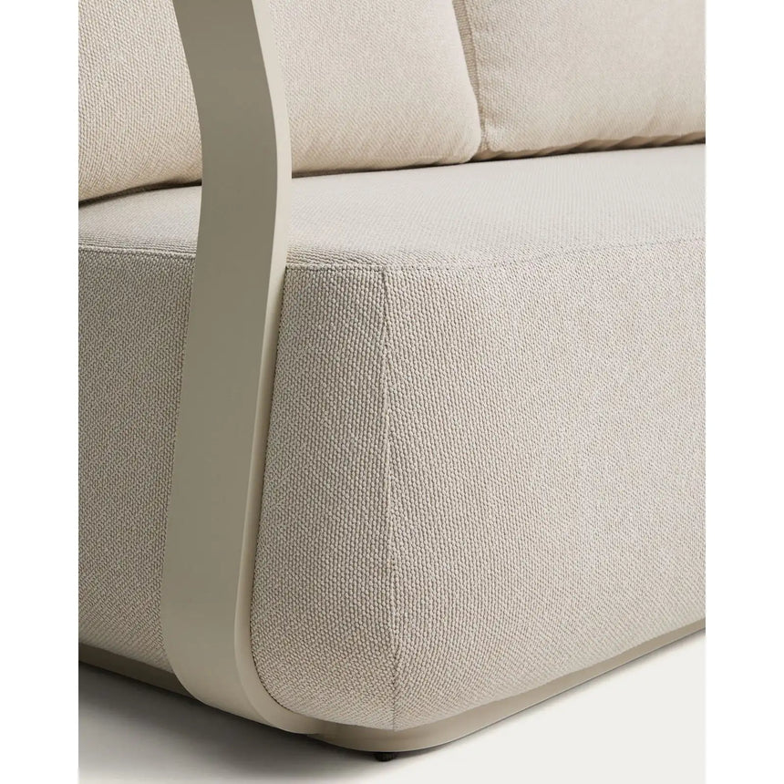 3-Sitzer Sofa Tamaris aus Aluminium in Taupe, 217 cm von Kave Home – Bild 8