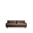 3-Sitzer-Sofa Veliro aus Samt mit Stahlbeinen in schwarzer Ausführung, 240 cm FSC Mix Credit von Kave Home – Bild 1
