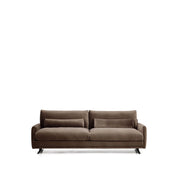 3-Sitzer-Sofa Veliro aus Samt mit Stahlbeinen in schwarzer Ausführung, 240 cm FSC Mix Credit von Kave Home – Bild 1
