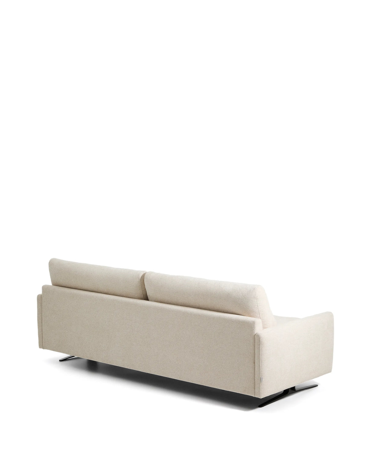 3-Sitzer-Sofa Veliro aus beiger Chenille mit schwarzen Stahlbeinen, 240 cm, FSC Mix Credit von Kave Home – Produktbild 7