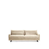3-Sitzer-Sofa Veliro aus perlfarbenem Samt mit Stahlbeinen in schwarzer Ausführung, 240 cm FSC Mix Credit von Kave Home – Bild 1