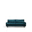 3-Sitzer-Sofa Veliro, schwer entflammbar, mit Samt und Stahlbeinen mit schwarzem Finish, 240 cm, FSC Mix Credit von Kave Home – Bild 1