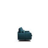 3-Sitzer-Sofa Veliro, schwer entflammbar, mit Samt und Stahlbeinen mit schwarzem Finish, 240 cm, FSC Mix Credit von Kave Home – Bild 5