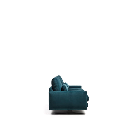 3-Sitzer-Sofa Veliro, schwer entflammbar, mit Samt und Stahlbeinen mit schwarzem Finish, 240 cm, FSC Mix Credit von Kave Home – Bild 5