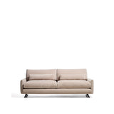 3-Sitzer-Sofa Veliro, schwer entflammbar, mit perlweißem Samt und Stahlbeinen mit schwarzem Finish, 240 cm, FSC Mix Credit von Kave Home – Bild 4