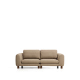 3-Sitzer Sofa Vera mit Beinen aus massivem Eschenholz mit Nussbaum-Finish, 230 cm, FSC Mix Credit von Kave Home – Bild 1