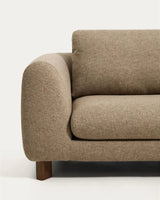 3-Sitzer Sofa Vera mit Beinen aus massivem Eschenholz mit Nussbaum-Finish, 230 cm, FSC Mix Credit von Kave Home – Bild 6
