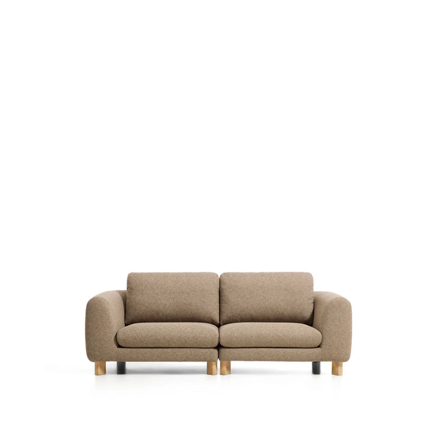 3-Sitzer Sofa Vera mit Beinen aus massivem Eschenholz mit natürlichem Finish, 230 cm, FSC Mix Credit von Kave Home – Bild 1