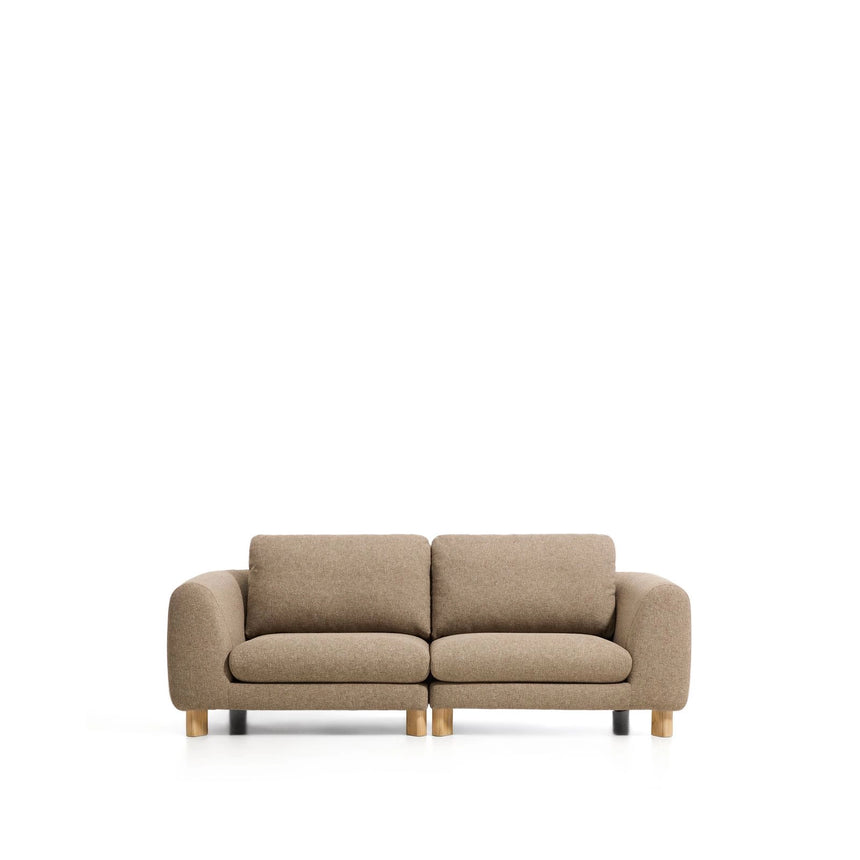 3-Sitzer Sofa Vera mit Beinen aus massivem Eschenholz mit natürlichem Finish, 230 cm, FSC Mix Credit von Kave Home – Bild 1