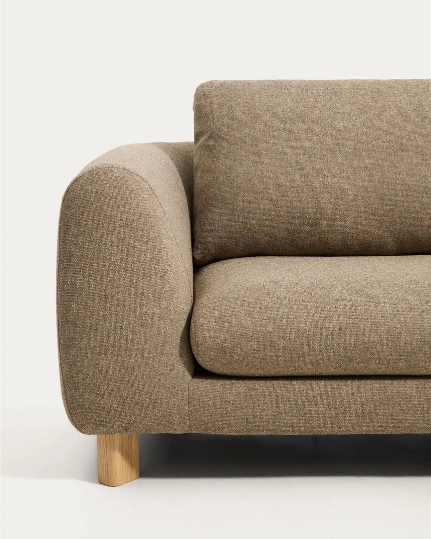 3-Sitzer Sofa Vera mit Beinen aus massivem Eschenholz mit natürlichem Finish, 230 cm, FSC Mix Credit von Kave Home – Bild 6