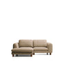 3-Sitzer Sofa Vera mit Chaiselongue links mit Beinen aus massivem Eschenholz mit Nussbaum-Finish, 232 cm, FSC Mix Credit von Kave Home – Bild 1