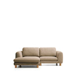 3-Sitzer Sofa Vera mit Chaiselongue links mit Beinen aus massivem Eschenholz mit natürlichem Finish, 232 cm, FSC Mix Credit von Kave Home – Bild 1