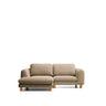 3-Sitzer Sofa Vera mit Chaiselongue links mit Beinen aus massivem Eschenholz mit natürlichem Finish, 232 cm, FSC Mix Credit von Kave Home – Bild 1