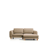 3-Sitzer Sofa Vera mit Chaiselongue rechts mit Beinen aus massivem Eschenholz mit natürlichem Finish, 232 cm, FSC Mix Credit von Kave Home – Bild 1