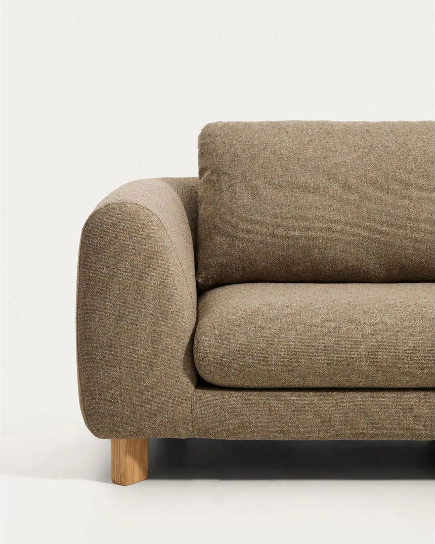 3-Sitzer Sofa Vera mit Chaiselongue rechts mit Beinen aus massivem Eschenholz mit natürlichem Finish, 232 cm, FSC Mix Credit von Kave Home – Bild 6