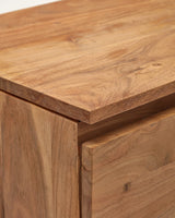 3-türiges Sideboard Uxue aus massivem Akazienholz mit gebleichtem Finish 150 x 88 cm von Kave Home – Produktbild 9