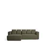4-Sitzer-Bettsofa Marela mit Chaiselongue links in Grün, 276 cm, FSC Mix Credit von Kave Home – Bild 1
