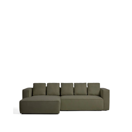 4-Sitzer-Bettsofa Marela mit Chaiselongue links in Grün, 276 cm, FSC Mix Credit von Kave Home – Bild 1