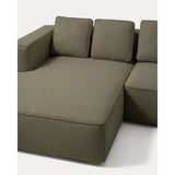 4-Sitzer-Bettsofa Marela mit Chaiselongue links in Grün, 276 cm, FSC Mix Credit von Kave Home – Bild 11
