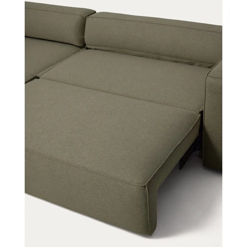 4-Sitzer-Bettsofa Marela mit Chaiselongue links in Grün, 276 cm, FSC Mix Credit von Kave Home – Bild 13