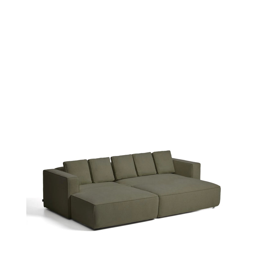4-Sitzer-Bettsofa Marela mit Chaiselongue links in Grün, 276 cm, FSC Mix Credit von Kave Home – Bild 4
