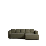 4-Sitzer Bettsofa Marela mit Chaiselongue rechts in Grün, 276 cm, FSC Mix Credit von Kave Home – Bild 1