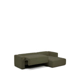 4-Sitzer Bettsofa Marela mit Chaiselongue rechts in Grün, 276 cm, FSC Mix Credit von Kave Home – Bild 6