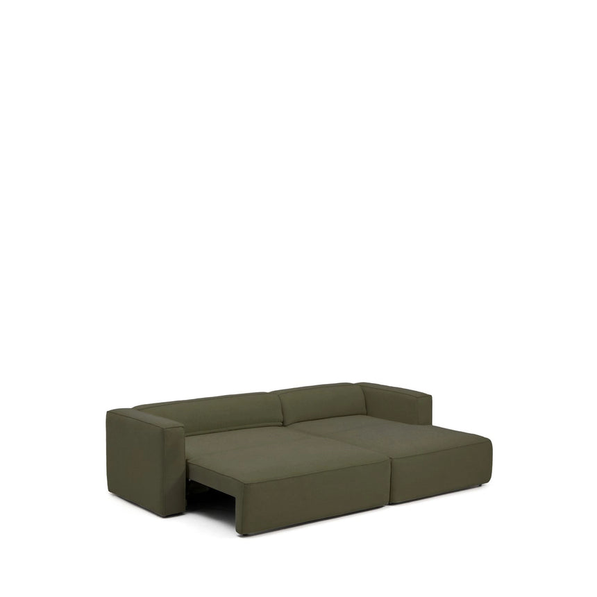 4-Sitzer Bettsofa Marela mit Chaiselongue rechts in Grün, 276 cm, FSC Mix Credit von Kave Home – Bild 8