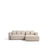 4-Sitzer-Bettsofa Marela mit Chaiselongue rechts mit aufklappbarer Chenille in Ecru, 276 cm, FSC Mix Credit von Kave Home – Bild 1