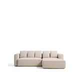 4-Sitzer-Bettsofa Marela mit Chaiselongue rechts mit aufklappbarer Chenille in Ecru, 276 cm, FSC Mix Credit von Kave Home – Bild 1