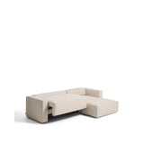 4-Sitzer-Bettsofa Marela mit Chaiselongue rechts mit aufklappbarer Chenille in Ecru, 276 cm, FSC Mix Credit von Kave Home – Bild 7