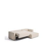 4-Sitzer-Bettsofa Marela mit Chaiselongue rechts mit aufklappbarer Chenille in Ecru, 276 cm, FSC Mix Credit von Kave Home – Bild 8