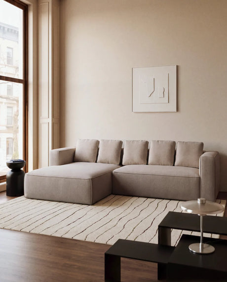 4-Sitzer-Bettsofa Marela mit aufklappbarer Chaiselongue links, 276 cm, FSC Mix Credit von Kave Home – Bild 2