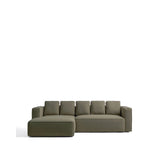 4-Sitzer-Bettsofa Marela mit aufklappbarer Chaiselongue links in Grün, 276 cm, FSC Mix Credit von Kave Home – Bild 1