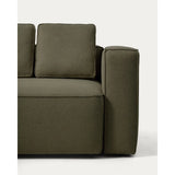 4-Sitzer-Bettsofa Marela mit aufklappbarer Chaiselongue links in Grün, 276 cm, FSC Mix Credit von Kave Home – Bild 12