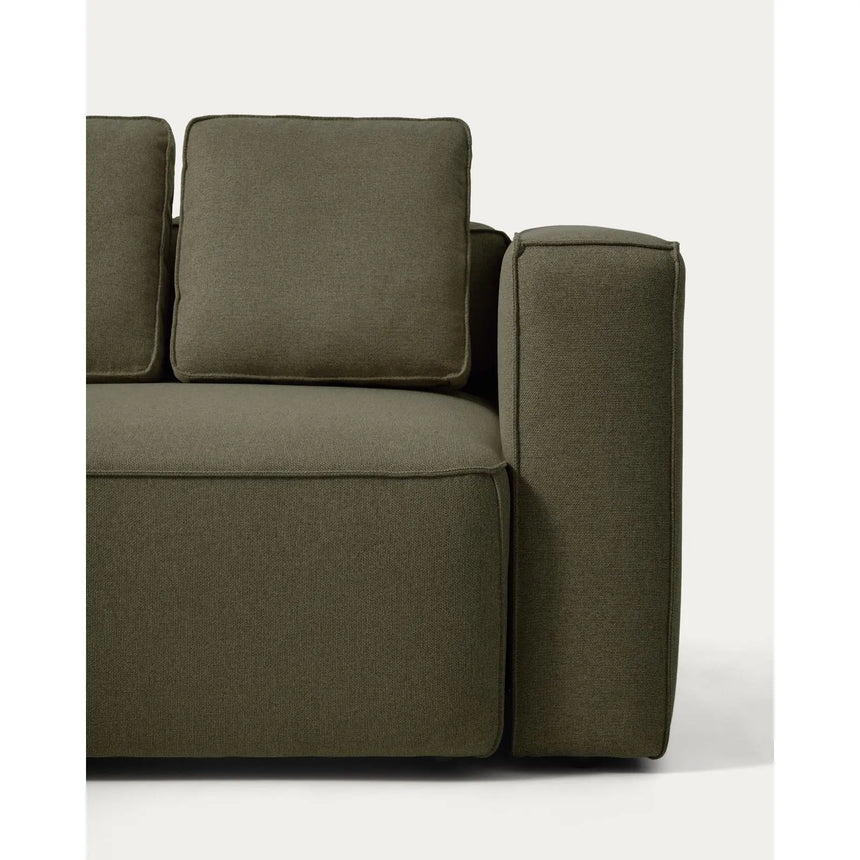 4-Sitzer-Bettsofa Marela mit aufklappbarer Chaiselongue links in Grün, 276 cm, FSC Mix Credit von Kave Home – Bild 12