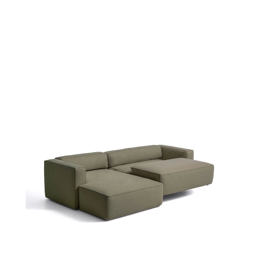 4-Sitzer-Bettsofa Marela mit aufklappbarer Chaiselongue links in Grün, 276 cm, FSC Mix Credit von Kave Home – Bild 9