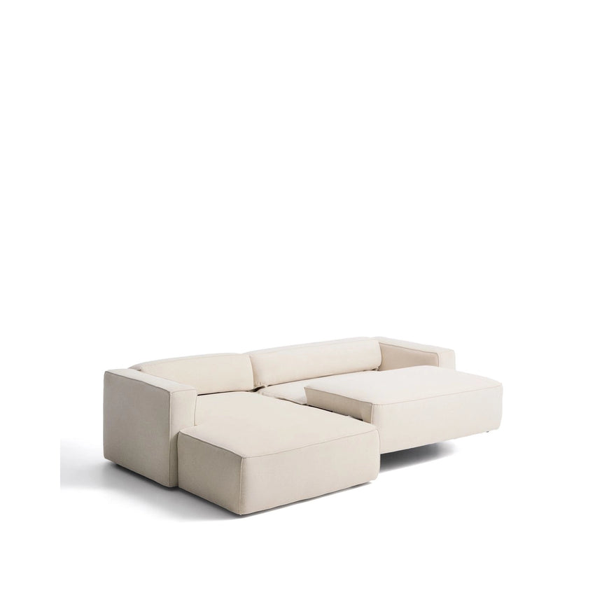 4-Sitzer-Bettsofa Marela mit aufklappbarer Chaiselongue links in ecrufarbener Chenille, 276 cm, FSC Mix Credit von Kave Home – Bild 7